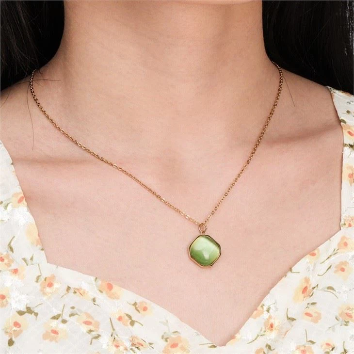 green gemstone jewelry