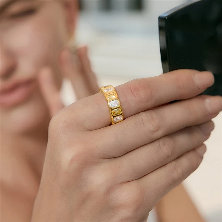 Baguette Eternity Band best