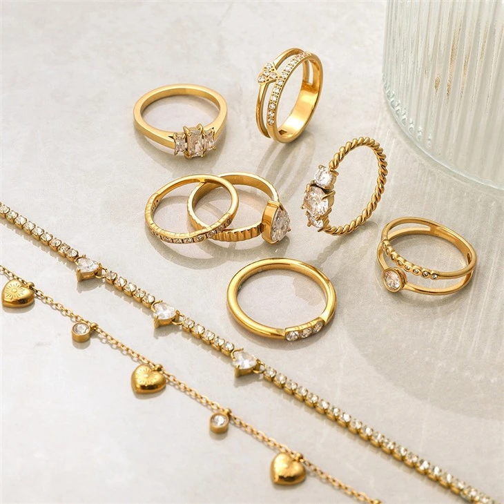 Cubic Zirconia Stacking Rings manufacturers