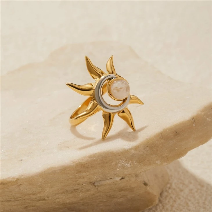 Moonstone Sun Ring best