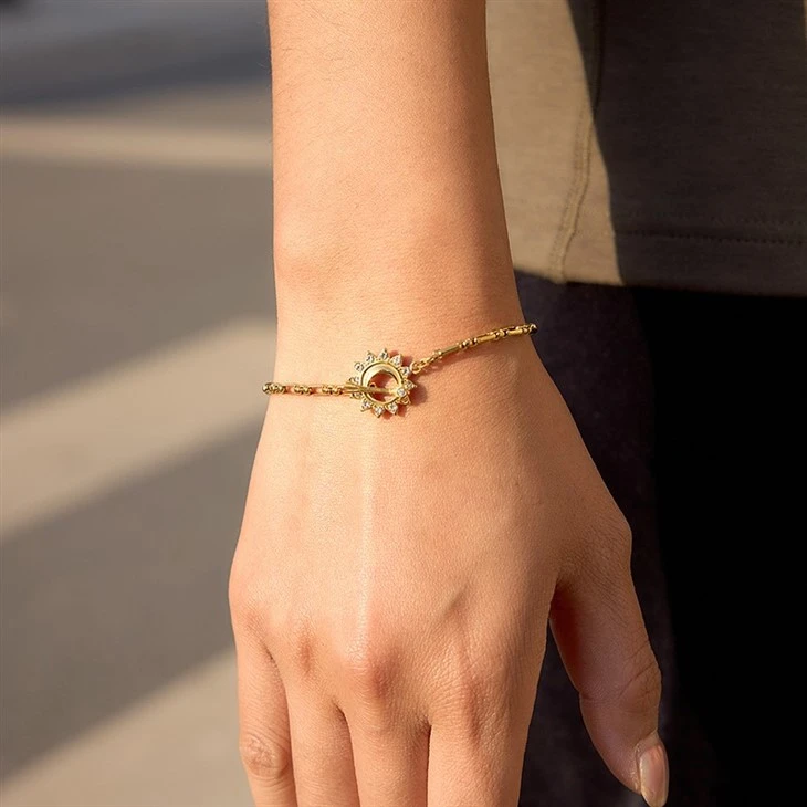 Sun Zircon Toggle Bracelet suppliers