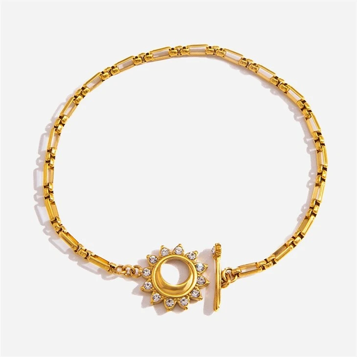 Sun Zircon Toggle Bracelet manufacturers